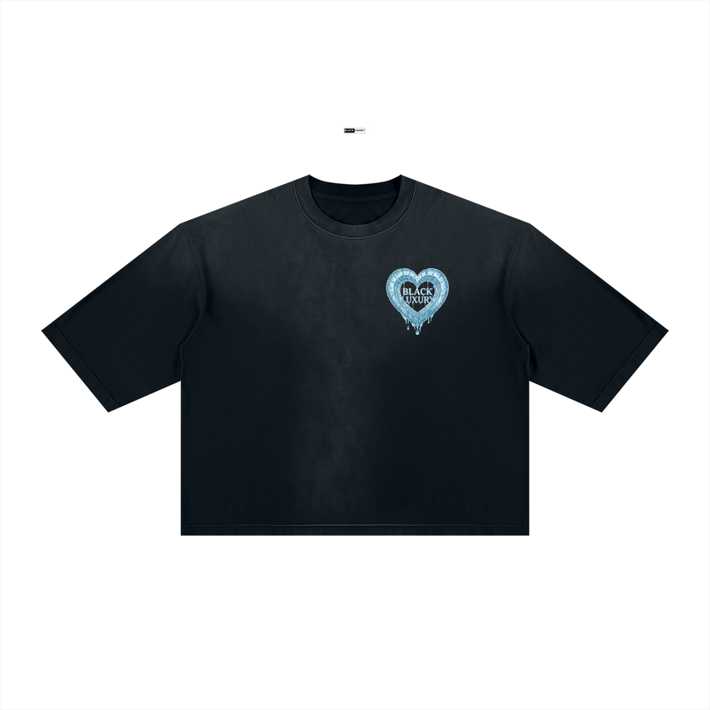 Melted Heart Vintage Wash Sunfade Boxy T-Shirt