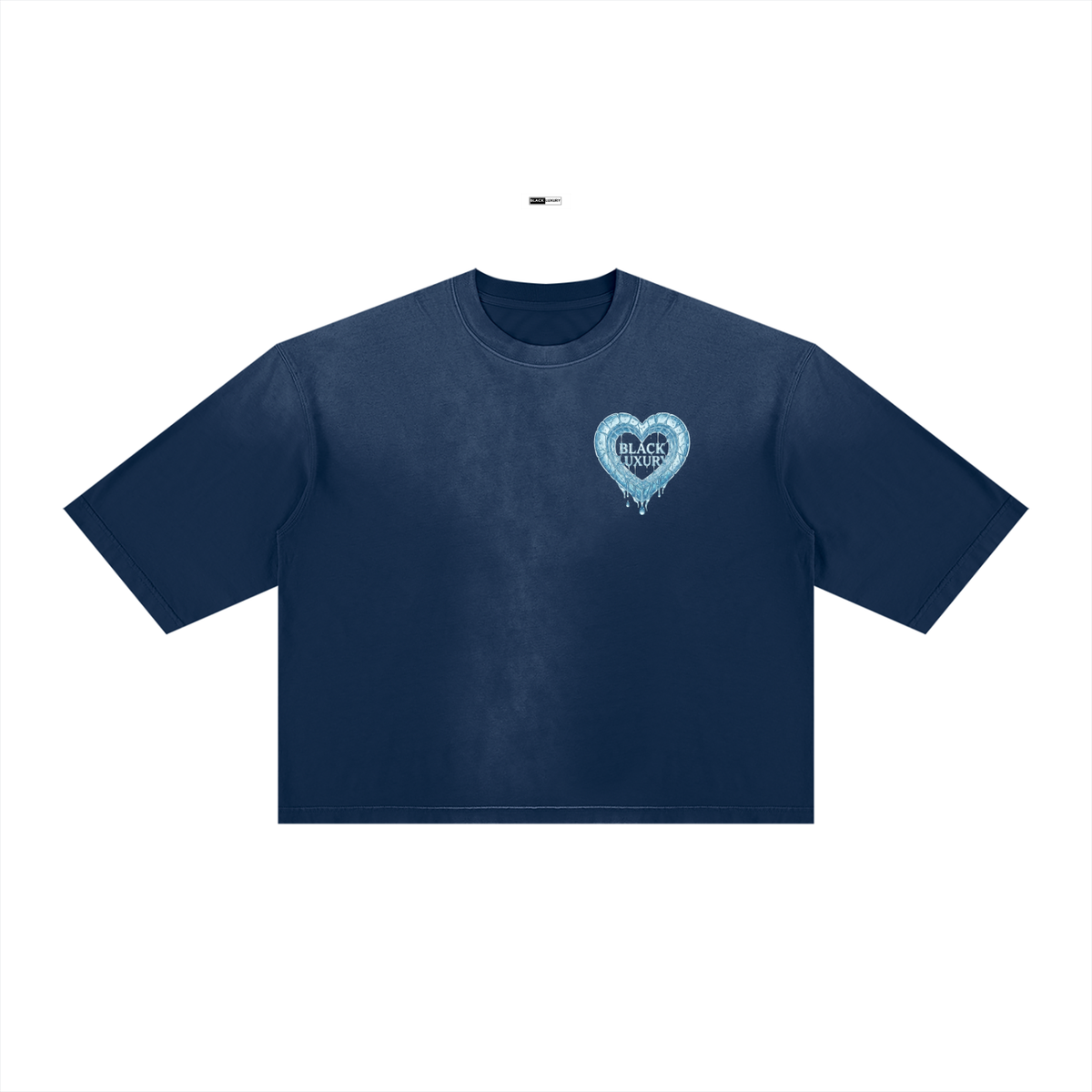 Melted Heart Vintage Wash Sunfade Boxy T-Shirt