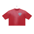 Melted Heart Vintage Wash Sunfade Boxy T-Shirt