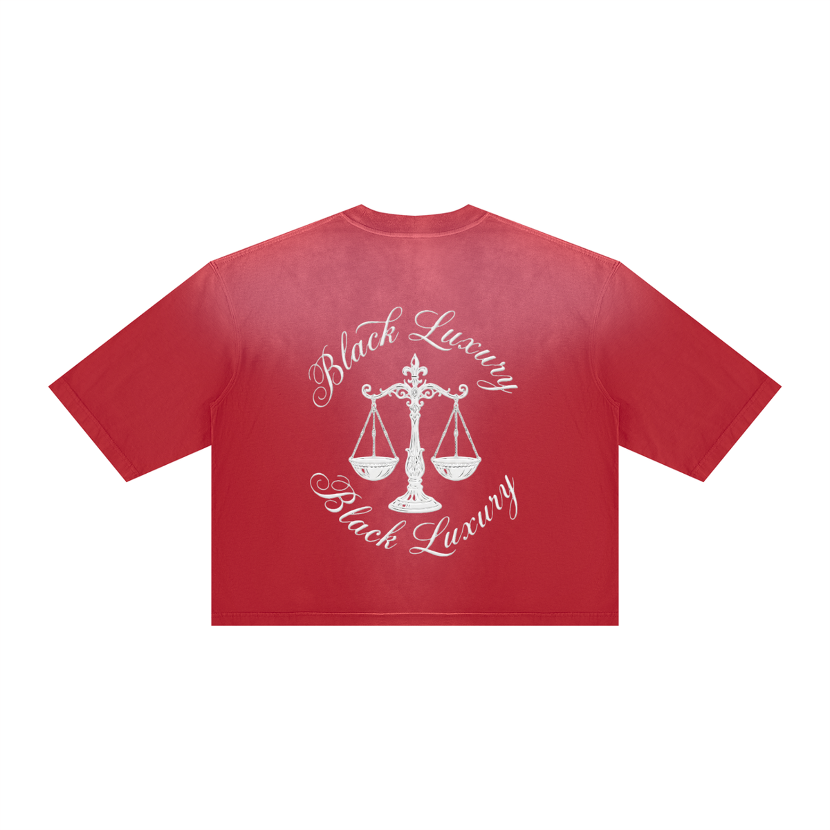 White Scale Unisex Vintage Wash Sunfade Boxy T-Shirt