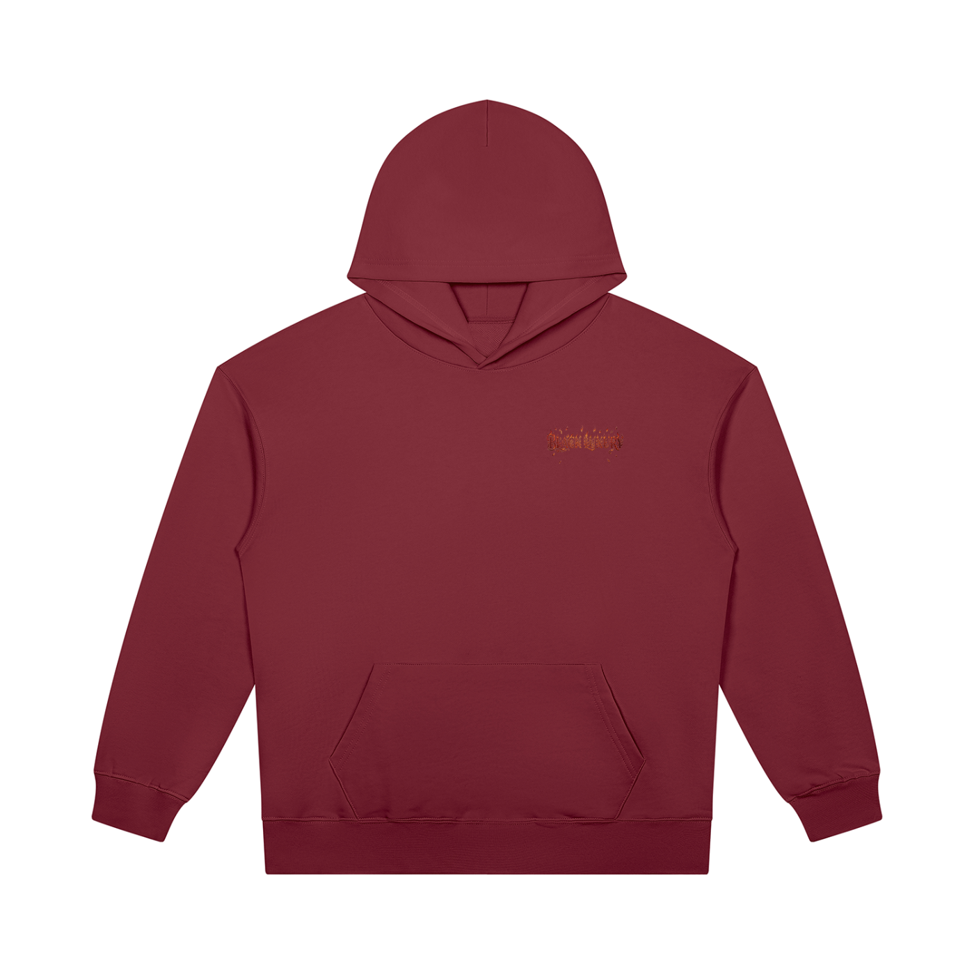 Flamed Words Hoodie