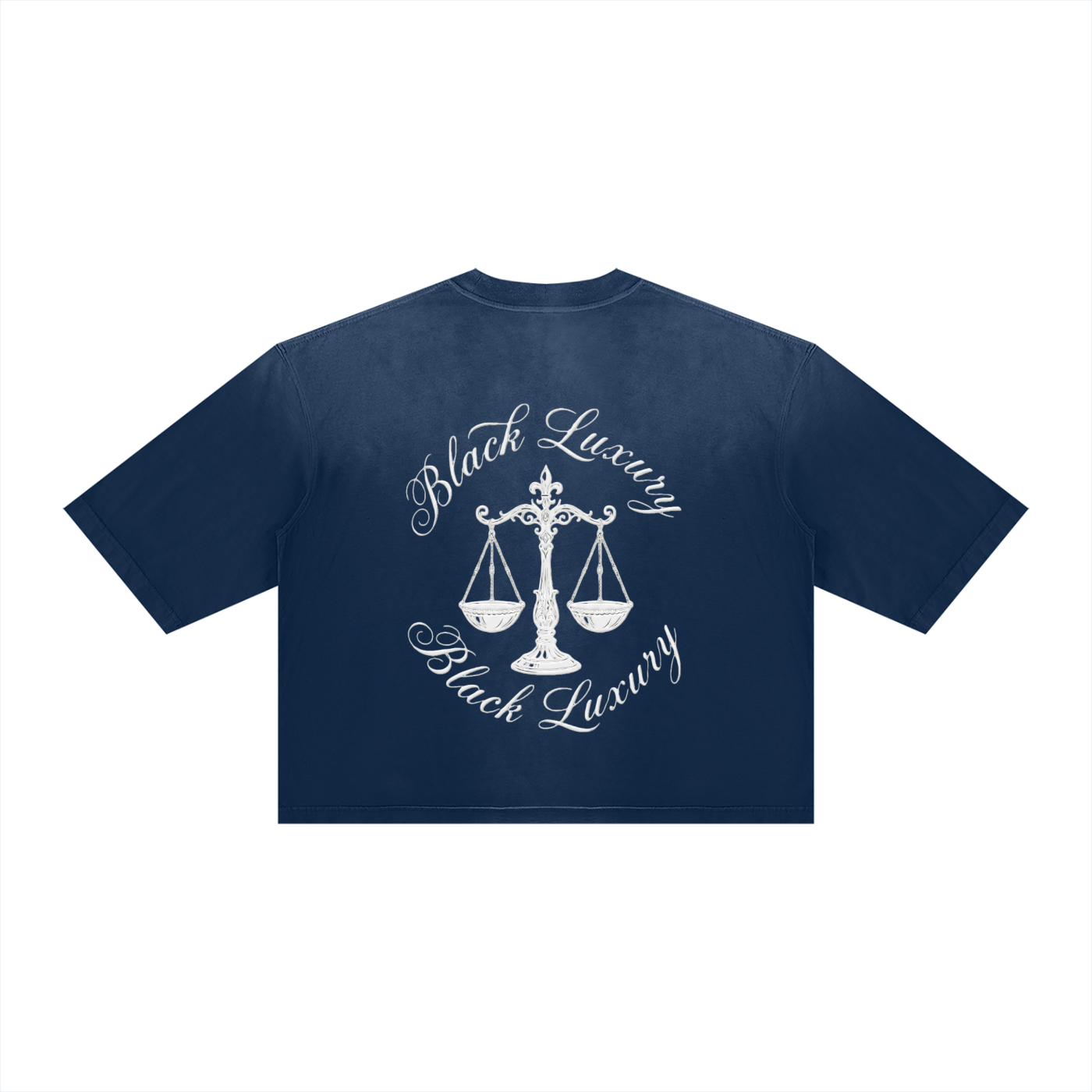 White Scale Unisex Vintage Wash Sunfade Boxy T-Shirt
