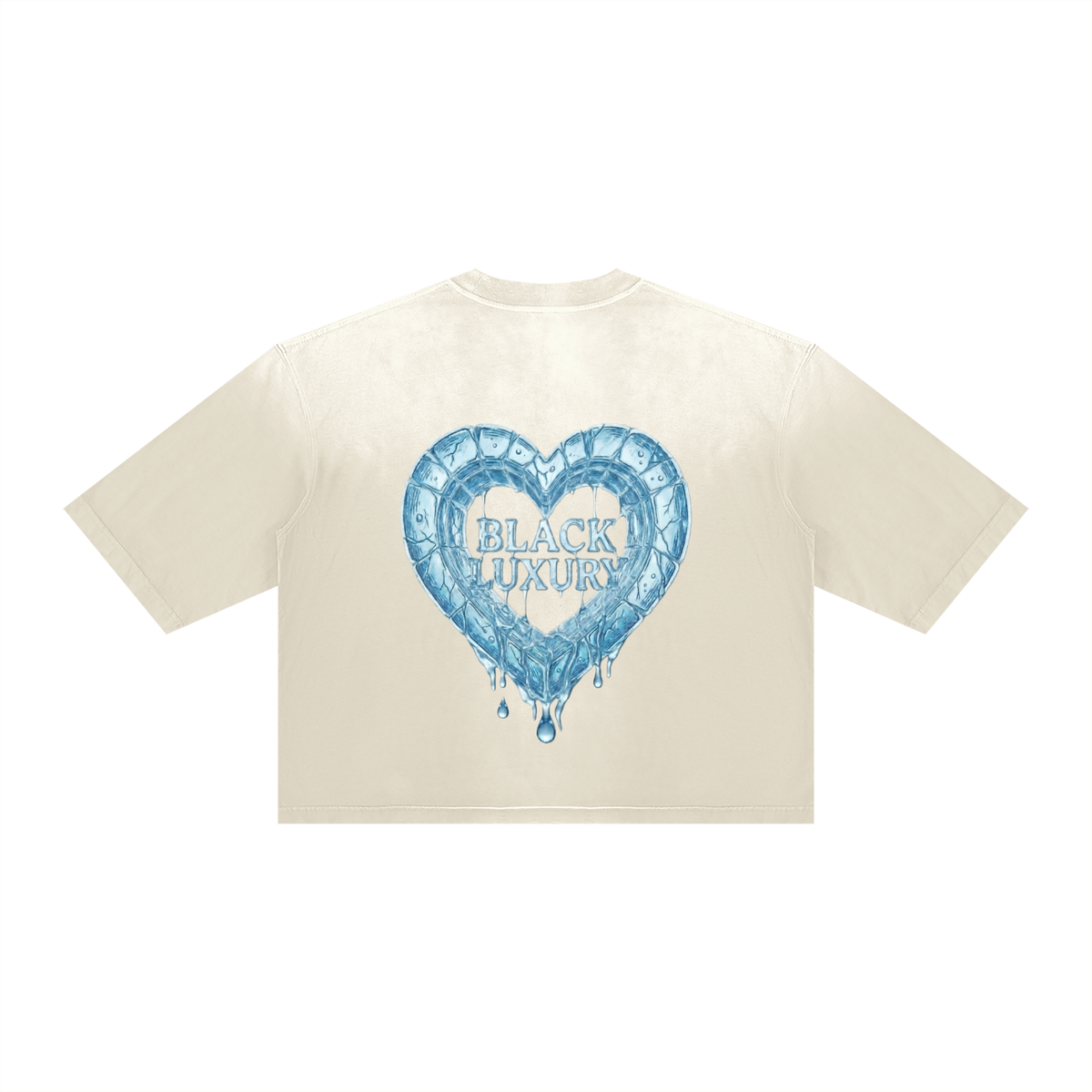 Melted Heart Vintage Wash Sunfade Boxy T-Shirt