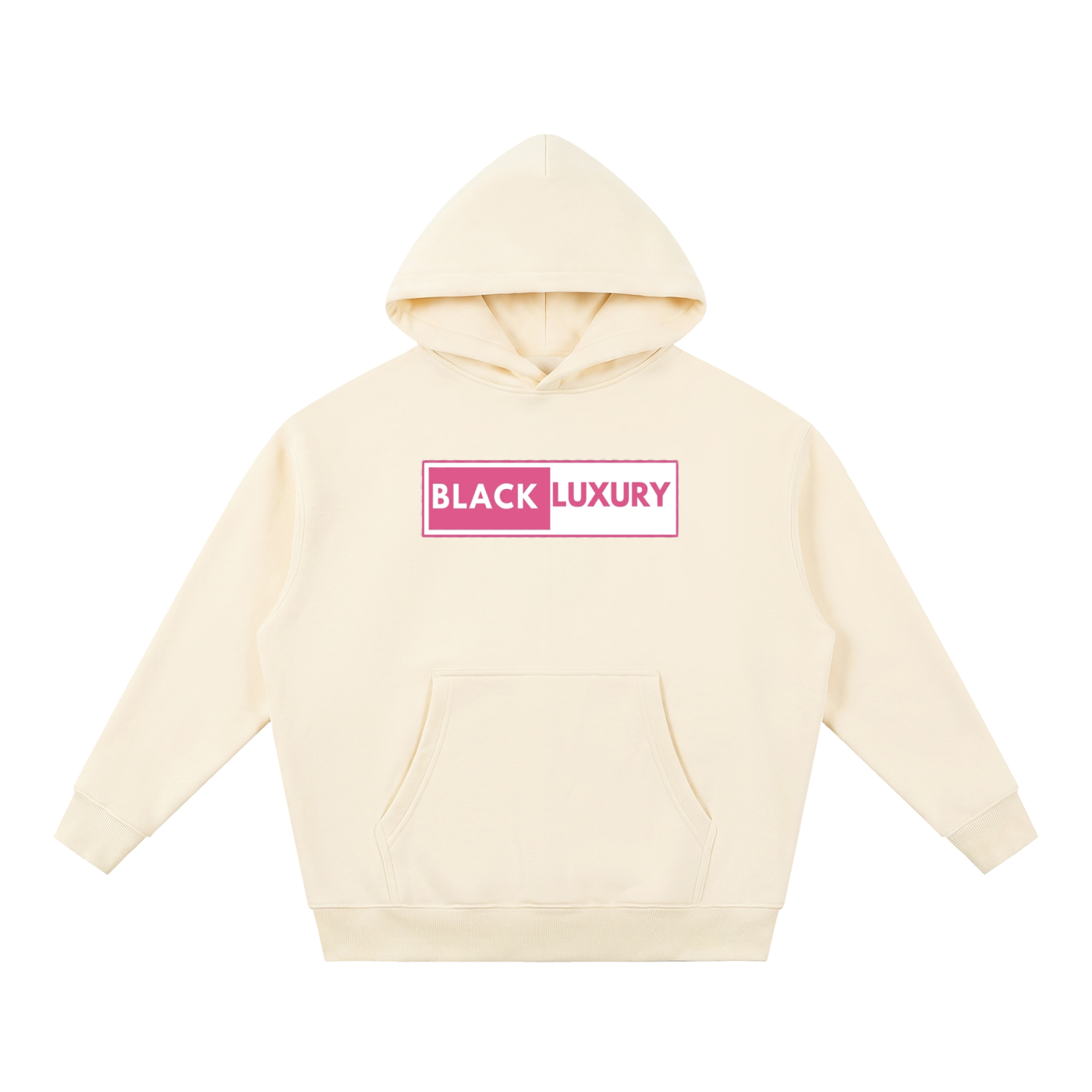 Pick and White logo Oversized Boxy Fit  Hoodie