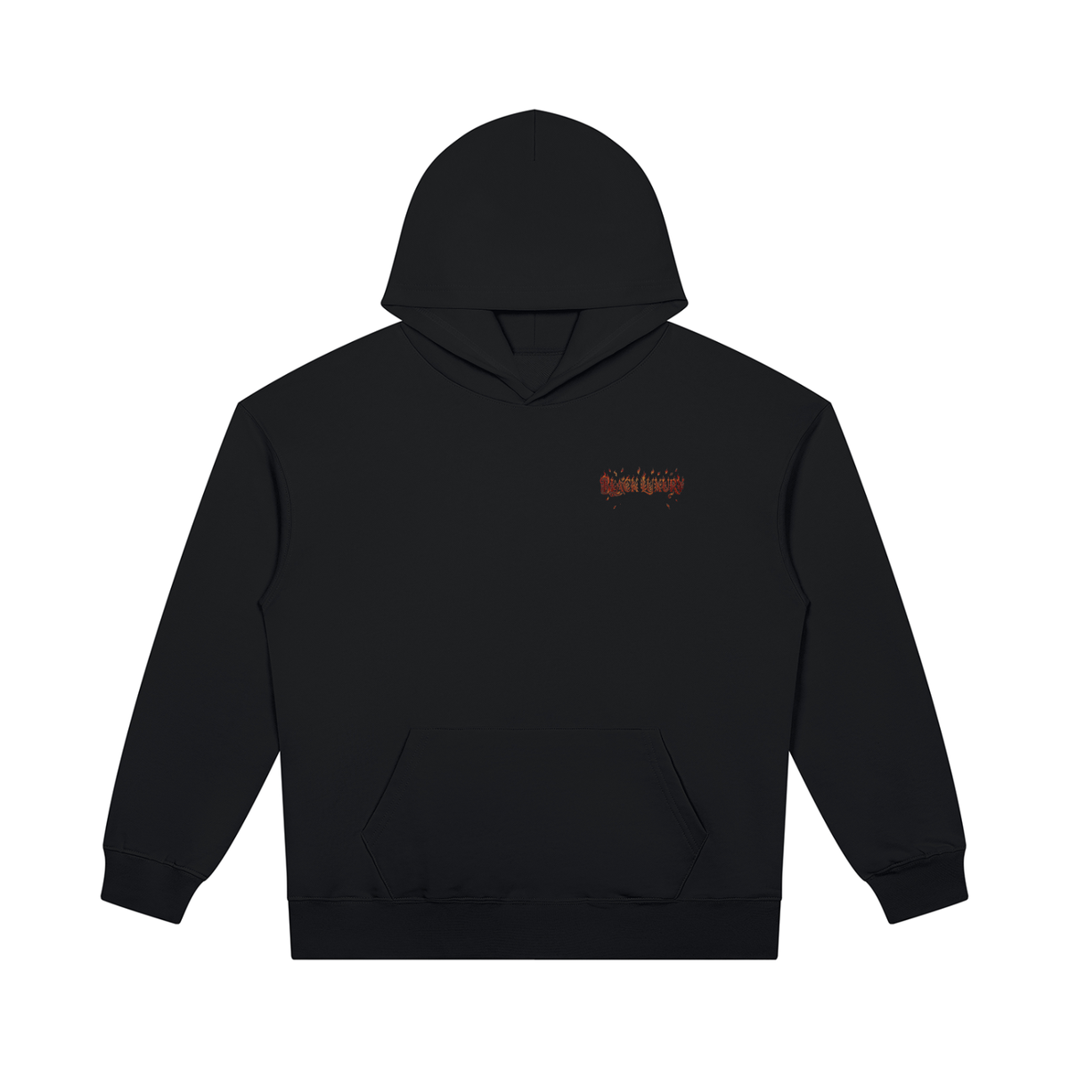 Flamed Words Hoodie