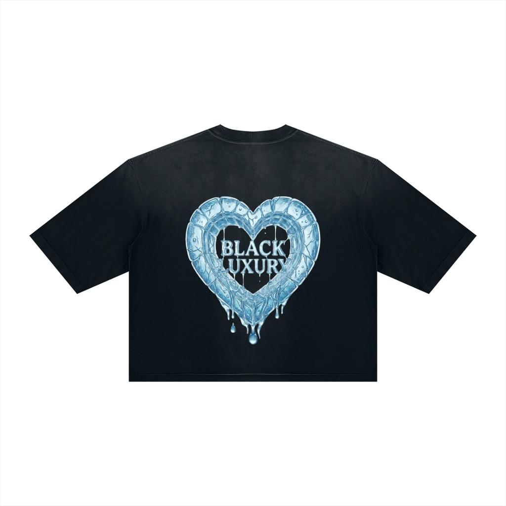 Melted Heart Vintage Wash Sunfade Boxy T-Shirt