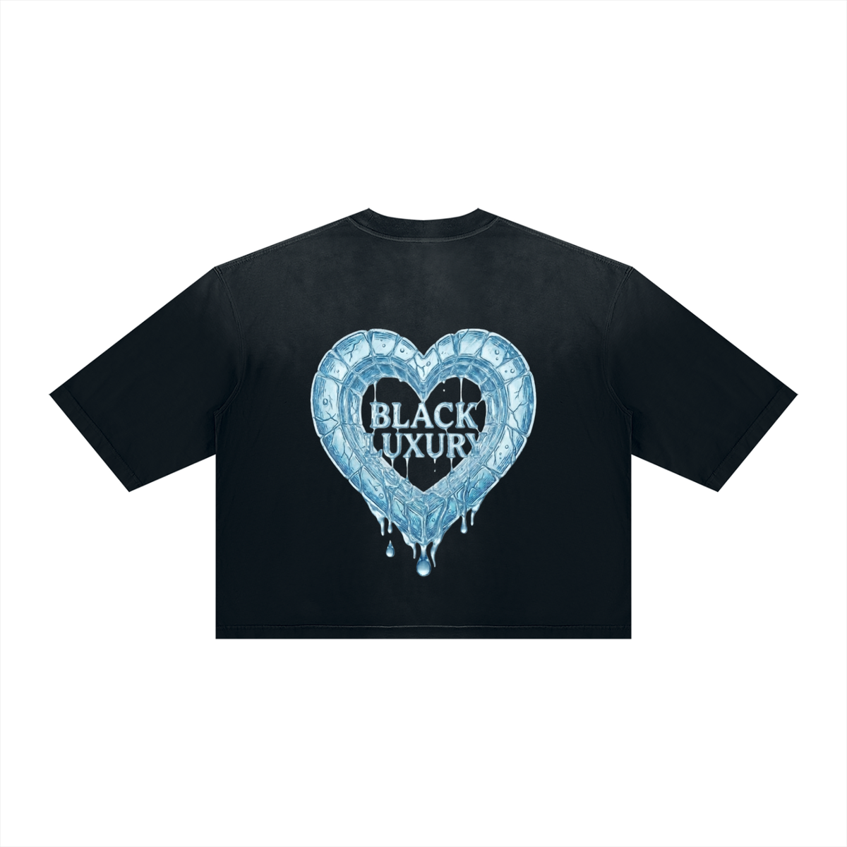 Melted Heart Vintage Wash Sunfade Boxy T-Shirt