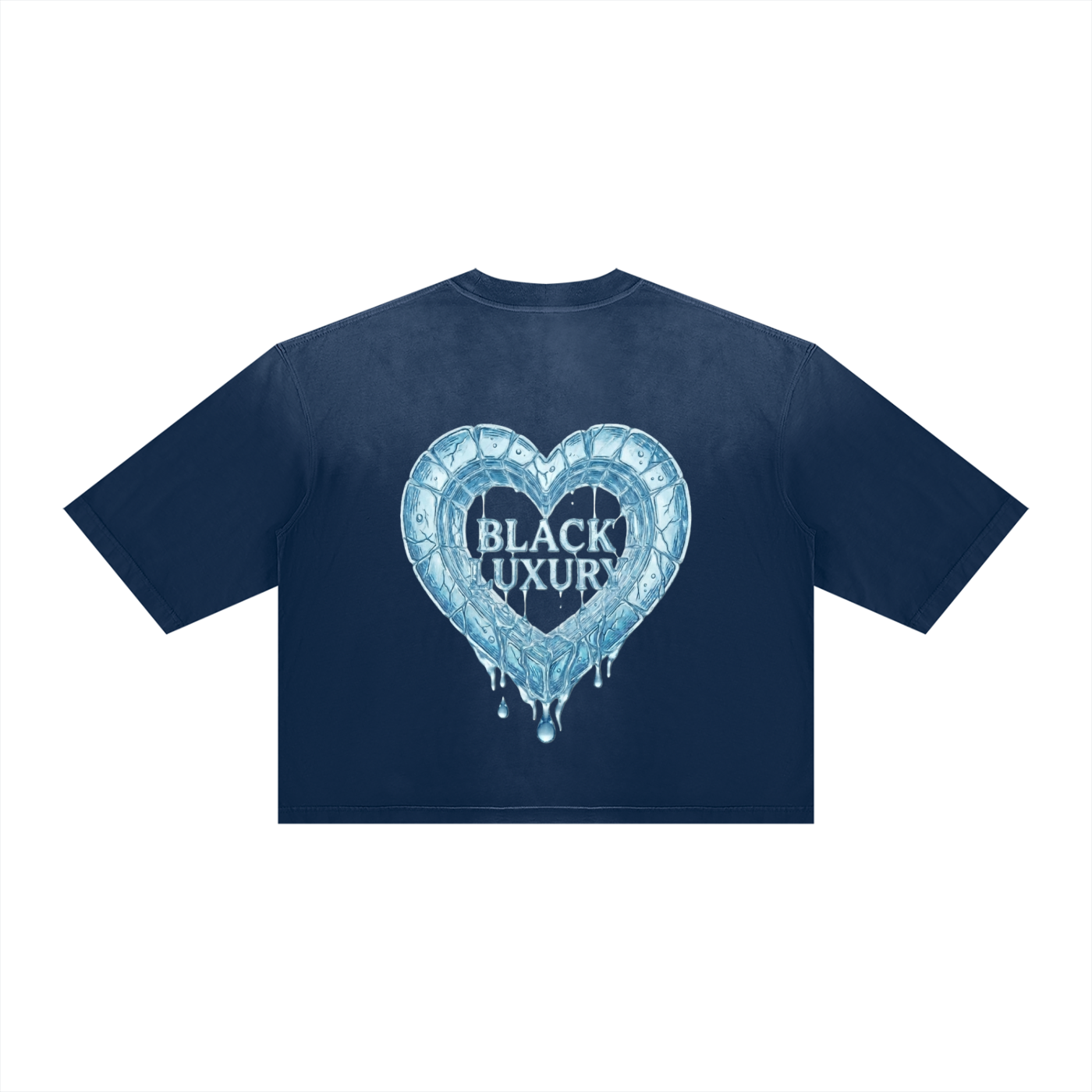 Melted Heart Vintage Wash Sunfade Boxy T-Shirt