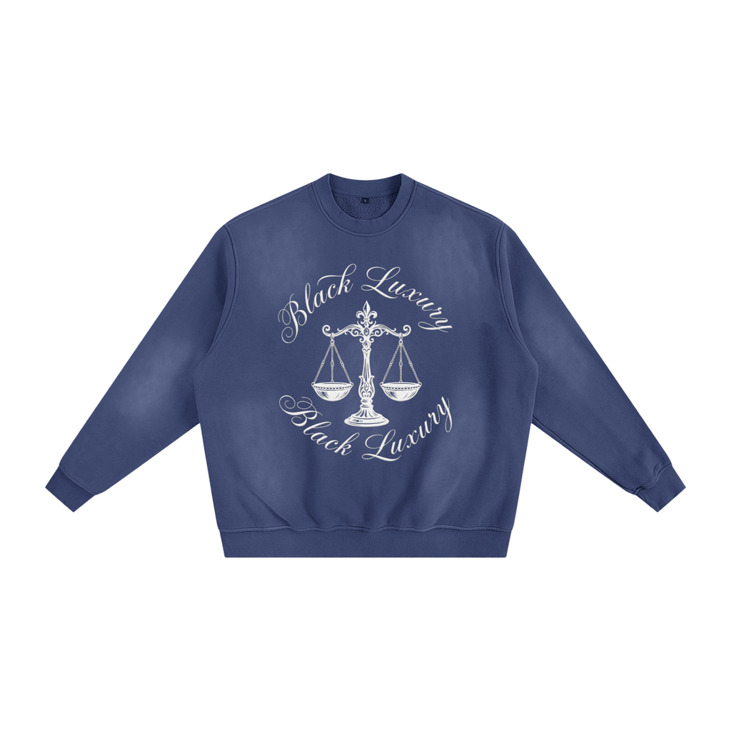 White Scale Sunfade Sweatshirt