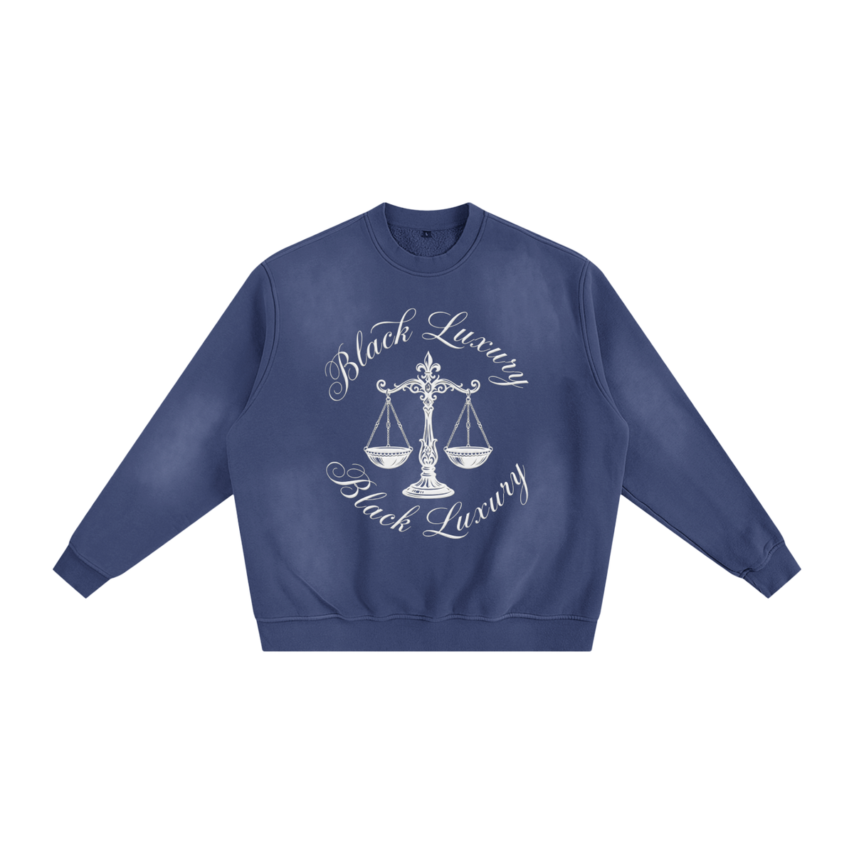 White Scale Sunfade Sweatshirt