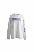 White and Purple long sleeve T-shirt
