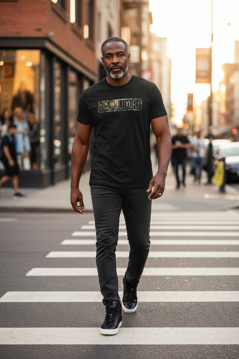 Black and Camo T-shirt