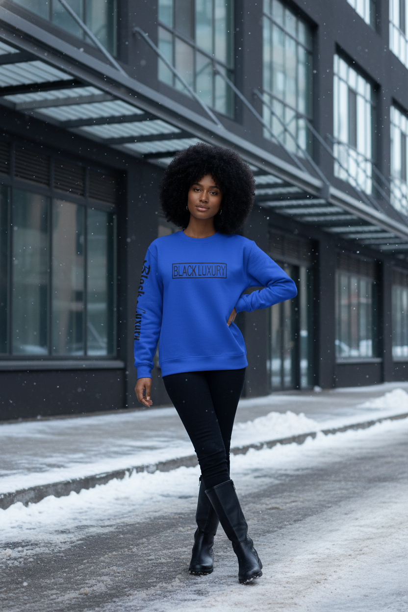 Blue and black Sweatshirt