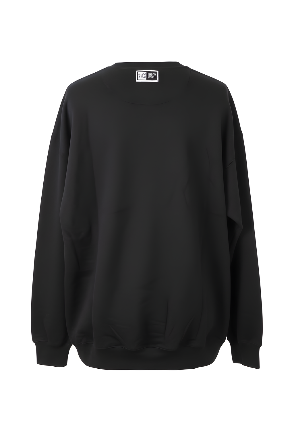 Black, light Blue and white sweatshirt